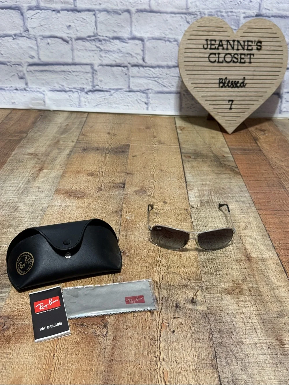 Ray-Ban RB3267 Silver with Grey Fade Lens 64mm Sunglasses These may have some mi